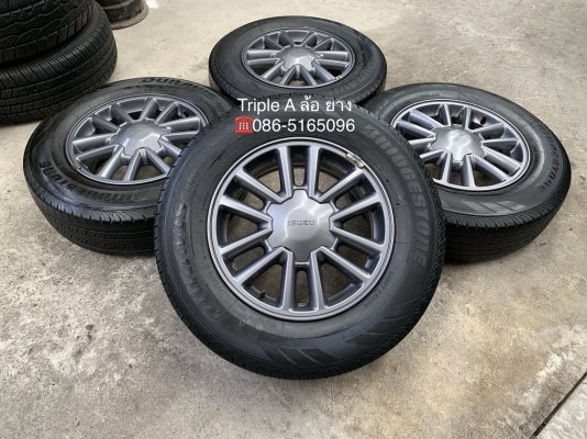 ล้อแม็ก ISUZU D-Max X-Series (ตะเกียบ) ขอบ 16 แถมยาง 215-70-16 Bridgestone ปี 14