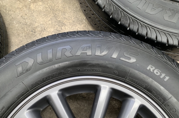 ล้อแม็ก ISUZU D-Max X-Series (ตะเกียบ) ขอบ 16 แถมยาง 215-70-16 Bridgestone ปี 14