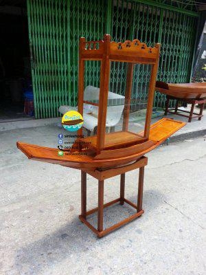 เรือไม้ เรือไทย 150 ซม ทรงโบราณ (ส่งทั่วประเทศ)