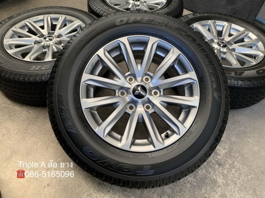 ล้อแม็ก Mitsu New Triton Plus ขอบ17 พร้อมยาง 245-65-17 TOYO ปลายปี 16 ล้อแม็ก Mitsu New Triton Plus ขอบ17 พร้อมยาง 245-65-17 TOYO ปลายปี 16