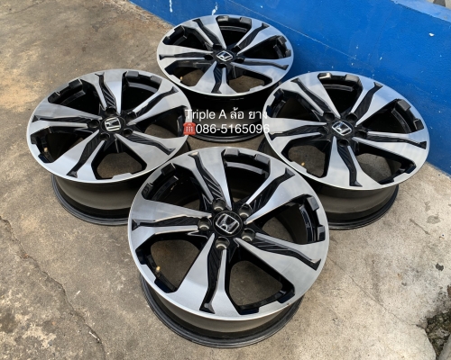 ล้อแม็ก 5รู114 Honda CRV ขอบ 17 สีดำหน้าเงา