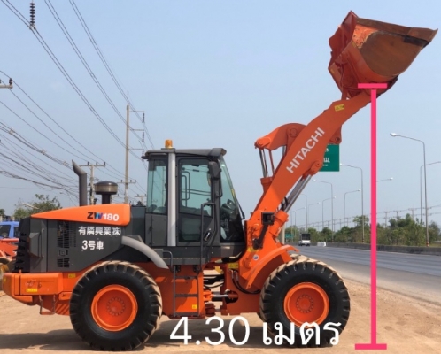 ขายรถตักล้อยาง HITACHI ZW180 ปี 2013 แขนยาวพิเศษ นำเข้าจากญี่ปุ่น สภาพสวยพร้อมใช้ มีVDOการทำงานครับ