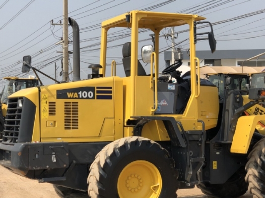 ขายรถตักล้อยาง KOMATSU WA100-6 ปี 2013 (3,XXX ชั่วโมง) นำเข้าเองจากญี่ปุ่น สภาพสวยพร้อมใช้ มีVDOการทำงานครับ