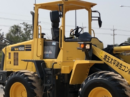 ขายรถตักล้อยาง KOMATSU WA100-6 ปี 2013 (3,XXX ชั่วโมง) นำเข้าเองจากญี่ปุ่น สภาพสวยพร้อมใช้ มีVDOการทำงานครับ