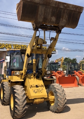 ขายรถตักล้อยาง KOMATSU WA150-1 นำเข้าเองจากญี่ปุ่น สภาพสวยพร้อมใช้ มีVDOการทำงานครับ
