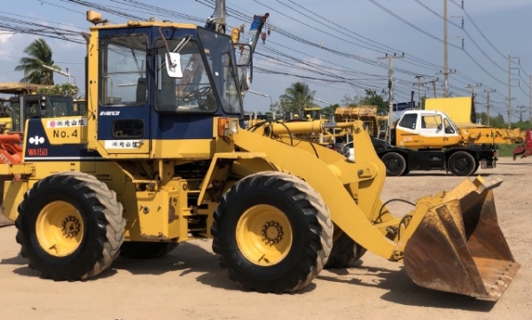 ขายรถตักล้อยาง KOMATSU WA150-1 นำเข้าเองจากญี่ปุ่น สภาพสวยพร้อมใช้ มีVDOการทำงานครับ