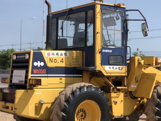 ขายรถตักล้อยาง KOMATSU WA150-1 นำเข้าเองจากญี่ปุ่น สภาพสวยพร้อมใช้ มีVDOการทำงานครับ