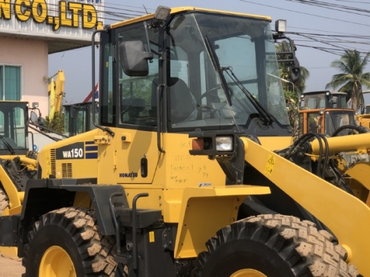ขายรถตักล้อยาง KOMATSU WA150-6 ปี 2013 นำเข้าเองจากญี่ปุ่น สภาพสวยพร้อมใช้ มีVDOการทำงานครับ