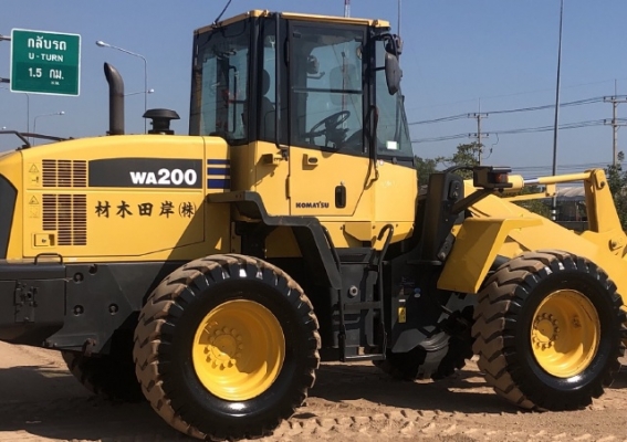 ขายรถตักล้อยาง KOMATSU WA200-6 ปี 2012 แขนยาวพิเศษ รถนอกนำเข้าจากญี่ปุ่น สภาพสวยพร้อมใช้ มีVDOการทำงานครับ