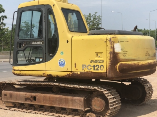 ขายรถขุด KOMATSU PC120-6 อาร์มพิเศษ นำเข้าเองจากญี่ปุ่น สภาพสวยพร้อมใช้ มีVDOการทำงานครับ