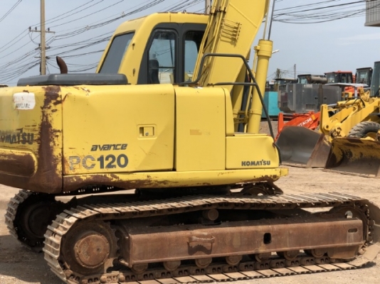 ขายรถขุด KOMATSU PC120-6 อาร์มพิเศษ นำเข้าเองจากญี่ปุ่น สภาพสวยพร้อมใช้ มีVDOการทำงานครับ