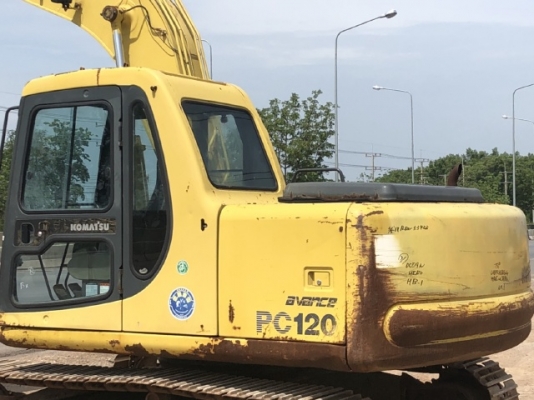 ขายรถขุด KOMATSU PC120-6 อาร์มพิเศษ นำเข้าเองจากญี่ปุ่น สภาพสวยพร้อมใช้ มีVDOการทำงานครับ