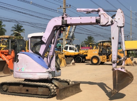 ขายรถขุด SUMITOMO SH55U-2 (เทียบเท่า PC50) นำเข้าเองจากญี่ปุ่น สภาพสวยพร้อมใช้ มีVDOการทำงานครับ