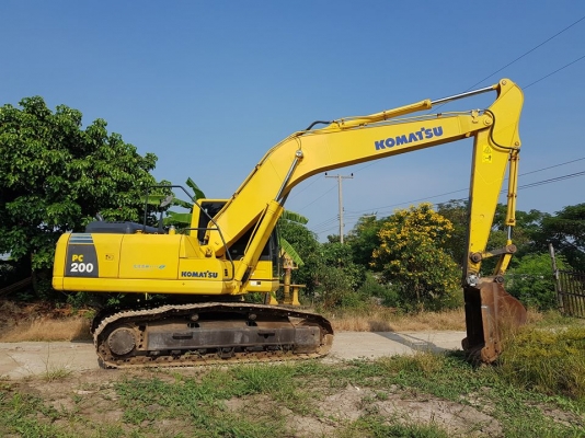 ขายKOMATSU PC200-8N1 กล้องหลัง ไฟฟ้าครบ 7,6xxชม.เอกสารเล่มทะเบียนราคา1,750,000บาทต่อรอง จ.ปทุมธานี สนใจโทร081-989-1989 หรั่งครับ