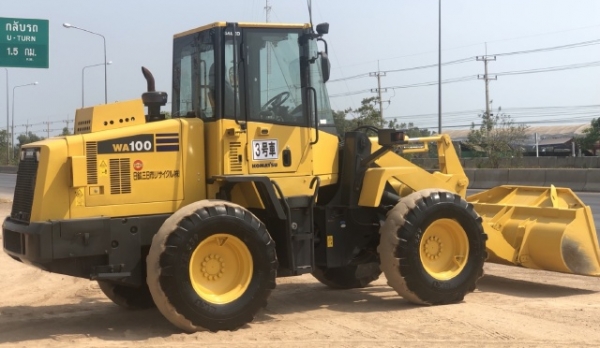 ขายรถตักล้อยาง KOMATSU WA100-5 แขนยาวพิเศษ นำเข้าเองจากญี่ปุ่น สภาพสวยพร้อมใช้งาน มีVDOการทำงานครับ
