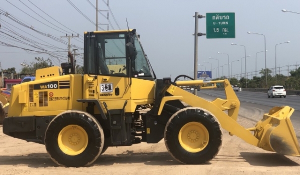 ขายรถตักล้อยาง KOMATSU WA100-5 แขนยาวพิเศษ นำเข้าเองจากญี่ปุ่น สภาพสวยพร้อมใช้งาน มีVDOการทำงานครับ
