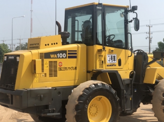 ขายรถตักล้อยาง KOMATSU WA100-5 แขนยาวพิเศษ นำเข้าเองจากญี่ปุ่น สภาพสวยพร้อมใช้งาน มีVDOการทำงานครับ
