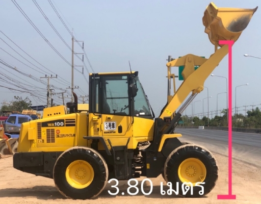 ขายรถตักล้อยาง KOMATSU WA100-5 แขนยาวพิเศษ นำเข้าเองจากญี่ปุ่น สภาพสวยพร้อมใช้งาน มีVDOการทำงานครับ