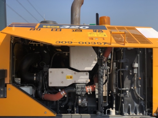 ขายรถตักล้อยาง KOMATSU WA320-7 ปี 2014 รถนอกนำเข้าเองจากญี่ปุ่น สภาพสวยพร้อมใช้ มีVDOการทำงานครับ