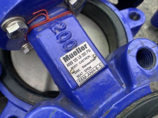 ขายวาล์วผีเสื้อสแตนเลส Mueller Valve USA. ขนาด 6นิ้ว , 4นิ้ว , 3นิ้ว , 2นิ้ว **ของใหม่ไม่เคยใช้งาน** ทนแรงดันสูง 200PSI หมุนนิ่ม พร้อมใช้งาน ขายวาล์วผีเสื้อสแตนเลส Mueller Valve USA. ขนาด 6นิ้ว , 4นิ้ว , 3นิ้ว , 2นิ้ว **ของใหม่ไม่เคยใช้งาน** ทนแรงดันสูง 200PSI หมุนนิ่ม พร้อมใช้งาน