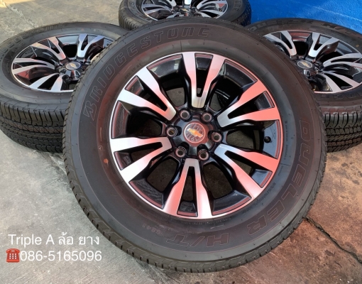 ล้อแม็กป้ายแดง Chevrolet Trailblazer ขอบ 18 พร้อมยางป้ายแดง 265-60-18 Bridgestone ปี 19 ล้อแม็กป้ายแดง Chevrolet Trailblazer ขอบ 18 พร้อมยางป้ายแดง 265-60-18 Bridgestone ปี 19