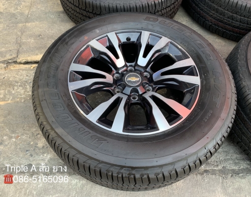 ล้อแม็กป้ายแดง Chevrolet Trailblazer ขอบ 18 พร้อมยางป้ายแดง 265-60-18 Bridgestone ปี 19 ล้อแม็กป้ายแดง Chevrolet Trailblazer ขอบ 18 พร้อมยางป้ายแดง 265-60-18 Bridgestone ปี 19