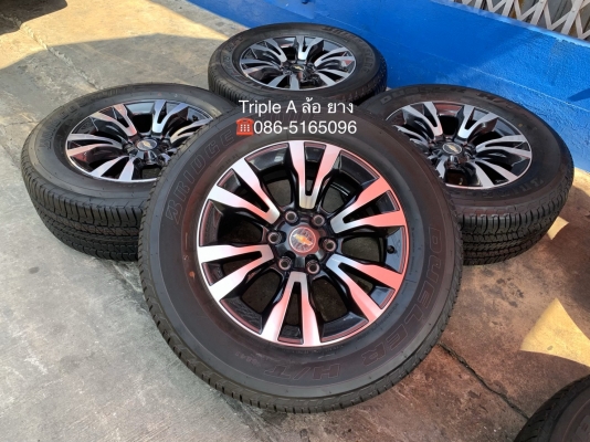 ล้อแม็กป้ายแดง Chevrolet Trailblazer ขอบ 18 พร้อมยางป้ายแดง 265-60-18 Bridgestone ปี 19