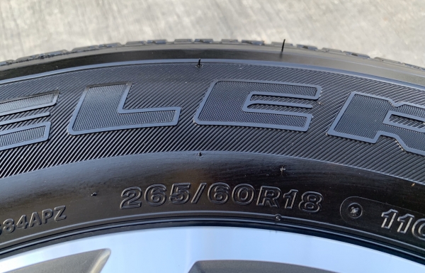 ล้อแม็กป้ายแดง Mitsu Triton ขอบ 18 รุ่นใหม่ล่าสุด พร้อมยางป้ายแดง 265-60-18 Bridgestone ปี 19