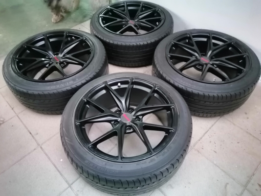 ล้อลาย Niche ขอบ18 พร้อมยาง Dunlop 225 45 18 ปี19 ราคาไม่แพง ล้อลาย Niche ขอบ18 พร้อมยาง Dunlop 225 45 18 ปี19 ราคาไม่แพง
