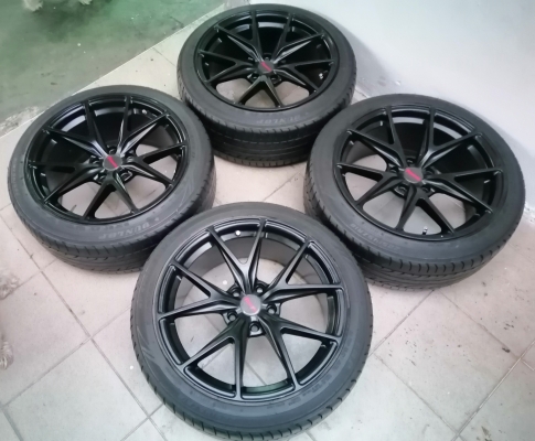 ล้อลาย Niche ขอบ18 พร้อมยาง Dunlop 225 45 18 ปี19 ราคาไม่แพง ล้อลาย Niche ขอบ18 พร้อมยาง Dunlop 225 45 18 ปี19 ราคาไม่แพง
