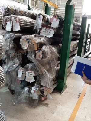 ขายเหล็กเพลาคละไซ มือ1