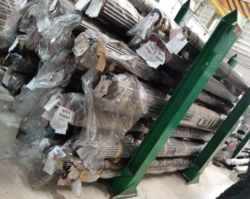 ขายเหล็กเพลาคละไซ มือ1