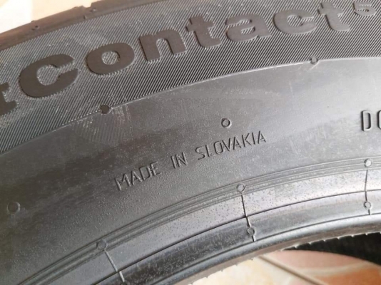 ยางใหม่ตกปี ยางค้างสต็อค Continental ContiSportContact5 225/60R18 ผลิตกลางปี 2017 ประกันบวม 2 ปีเต็ม ขายถูก 4 เส้น 7990.- NET ใส่ถ่วงฟรี รับบัตร ส่งทั่วไทย