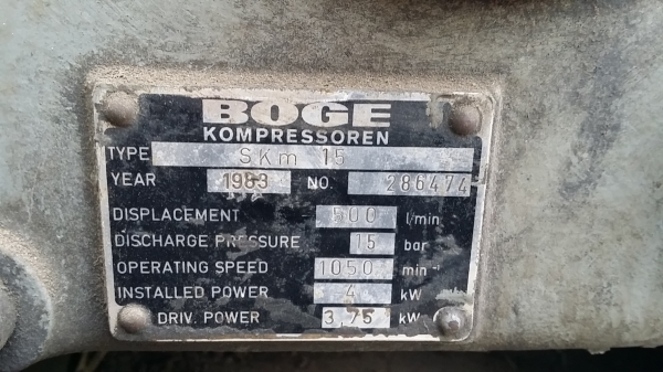 ปั้มลมนอก 5แรง ชุดละ7500