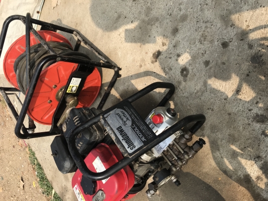 ขายปั้มน้ำแรงดันสูงติดเครื่องยนต์ เก่าญี่ปุ่น อุปกรณ์พร้อมใช้งาน