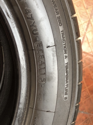 ยาง YOKOHAMA 175/65/R15 ปี 15