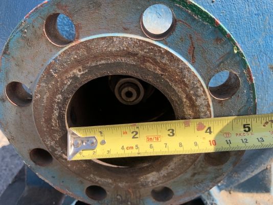 ขายปั๊มน้ำหอยโข่ง Stac ขนาดเข้า 3นิ้ว ออก 2.5นิ้ว made in Italy ใบพัดทองเหลือง พร้อมมอเตอร์ Mitsubishi 15HP. 1450rpm. 380V รุ่นใบพัดใหญ่ส่งน้ำไกล สภาพสวยใหม่มาก หมุนนิ่ม พร้อมใช้งาน