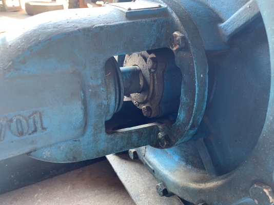 ขายปั๊มน้ำหอยโข่ง Stac ขนาดเข้า 3นิ้ว ออก 2.5นิ้ว made in Italy ใบพัดทองเหลือง พร้อมมอเตอร์ Mitsubishi 15HP. 1450rpm. 380V รุ่นใบพัดใหญ่ส่งน้ำไกล สภาพสวยใหม่มาก หมุนนิ่ม พร้อมใช้งาน