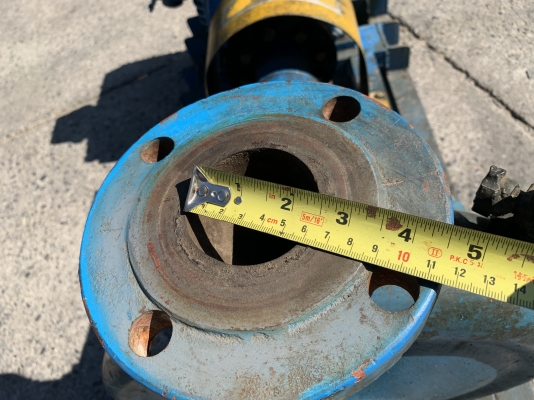 ขายปั๊มน้ำหอยโข่ง Stac ขนาดเข้า 3นิ้ว ออก 2.5นิ้ว made in Italy ใบพัดทองเหลือง พร้อมมอเตอร์ Mitsubishi 15HP. 1450rpm. 380V รุ่นใบพัดใหญ่ส่งน้ำไกล สภาพสวยใหม่มาก หมุนนิ่ม พร้อมใช้งาน