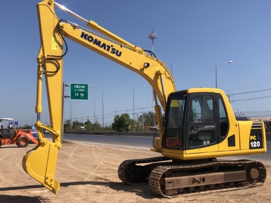 ขายรถขุด KOMATSU PC120-6 อาร์มยาวพิเศษ นำเข้าเองจากญี่ปุ่น สภาพสวยพร้อมใช้ มีVDOการทำงานครับ