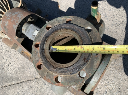 ขายปั๊มน้ำหอยโข่ง Ebara 125x100FSK ขนาดเข้า 5นิ้ว ออก 4นิ้ว ใบพัดทองเหลือง พร้อมมอเตอร์ Mitsubishi 25HP. 380V รุ่นใบพัดใหญ่ส่งน้ำไกล สภาพสวย พร้อมใช้งาน