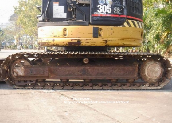 SALEลดกระหน่ำ!!ขายถูกด่วนๆรถขุด CATERPILLAR -305SR คอนโทรลน้ำมัน ,ปั๊มนิ้ว ,แทรคเหล็ก ,มีหลังคา, มีเอกสารแจ้งจำหน่าย