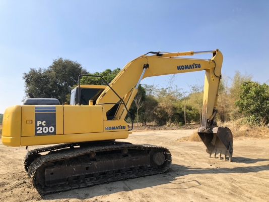 ขายรถแบคโฮ Komatsu PC200-7 สภาพดีมากพร้อมใช้งาน รถออกศูนย์ปี 2553 ไม่เคยเปลี่ยนมือ 1,450,000