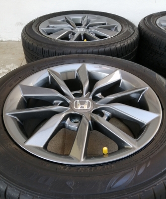 ล้อถอดป้ายแดง HONDA CIVIC FC รุ่น EL ขอบ16 พร้อมยาง Dunlop 215 55 16 ปี19