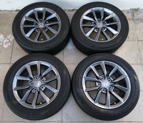 ล้อถอดป้ายแดง HONDA CIVIC FC รุ่น EL ขอบ16 พร้อมยาง Dunlop 215 55 16 ปี19