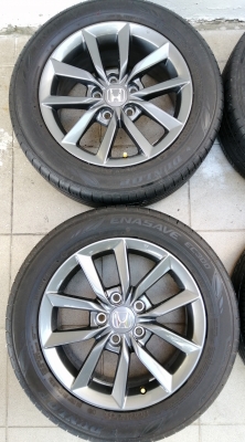 ล้อถอดป้ายแดง HONDA CIVIC FC รุ่น EL ขอบ16 พร้อมยาง Dunlop 215 55 16 ปี19