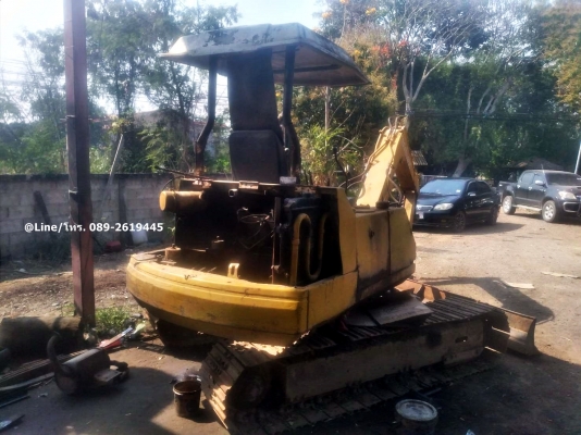 ขายรถขุดKOMATSU PC40-6 ไม่มีเครื่องยนต์ ,คอนโทรลลูกหมาก ,แทรคเหล็กสภาพดี ,รถบ้านขายตามสภาพ