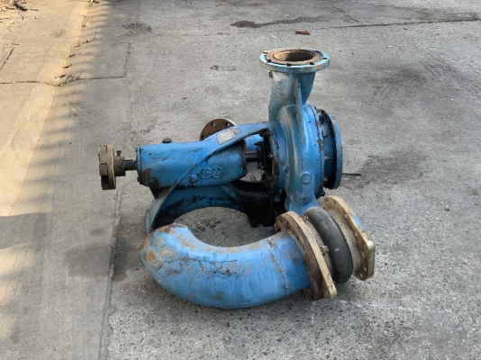 ขายหัวปั๊มน้ำหอยโข่ง Torishima by KSB made in Japan ขนาดเข้า 8นิ้ว ออก 6นิ้ว รุ่นใบพัดเหล็กหล่อ ของเดิมใส่กับมอเตอร์ 50HP. 1400rpm. ส่งน้ำไกล สภาพสวย พร้อมใช้งาน