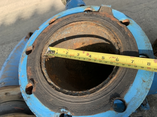 ขายหัวปั๊มน้ำหอยโข่ง Torishima by KSB made in Japan ขนาดเข้า 8นิ้ว ออก 6นิ้ว รุ่นใบพัดเหล็กหล่อ ของเดิมใส่กับมอเตอร์ 50HP. 1400rpm. ส่งน้ำไกล สภาพสวย พร้อมใช้งาน