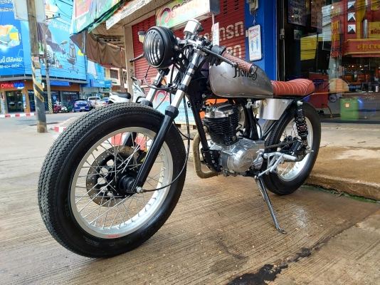 ขาย HONDA JX125 CAFE RACER แต่งสวยๆ เครื่องดี ระบบไฟครบ มีทะเบียนชุดโอนครบ ราคา 39500 บาท ส่งได้ทั่ว